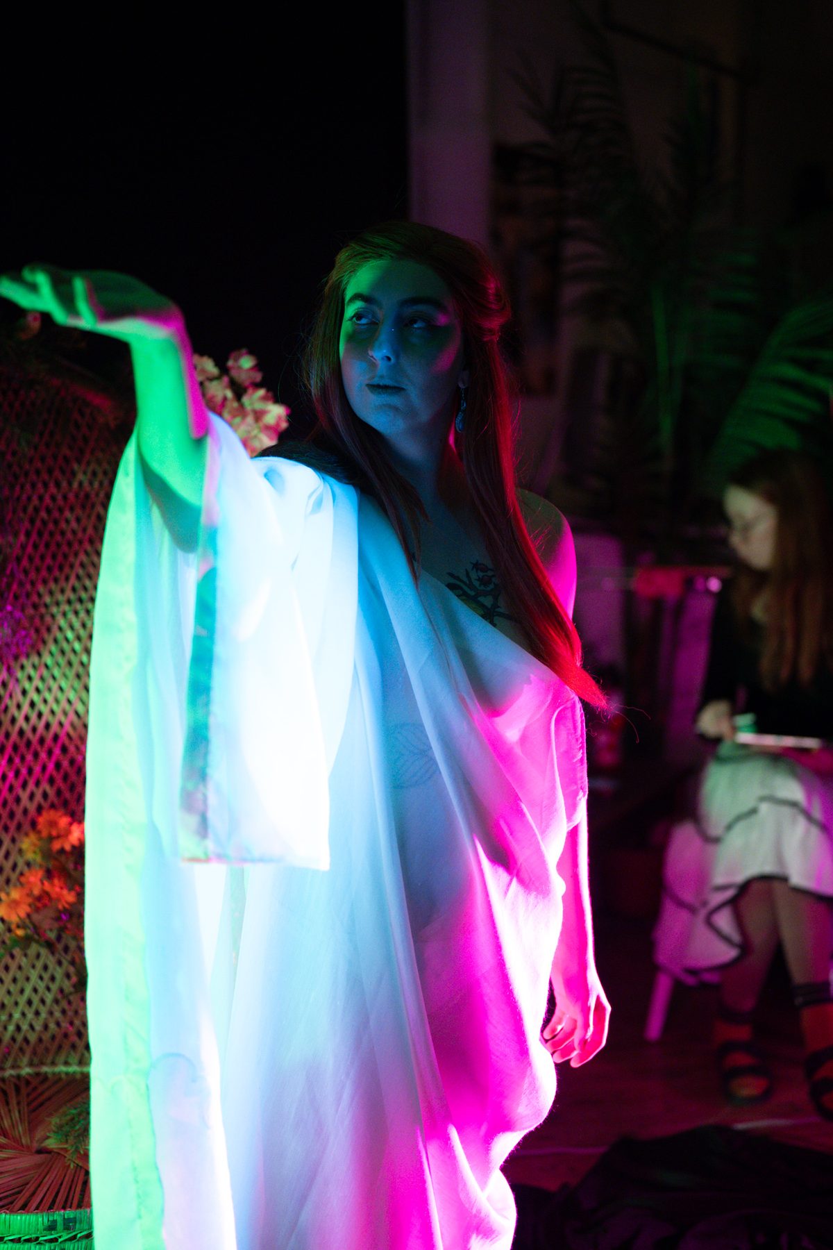 Forest Nymph event — crowd drawing