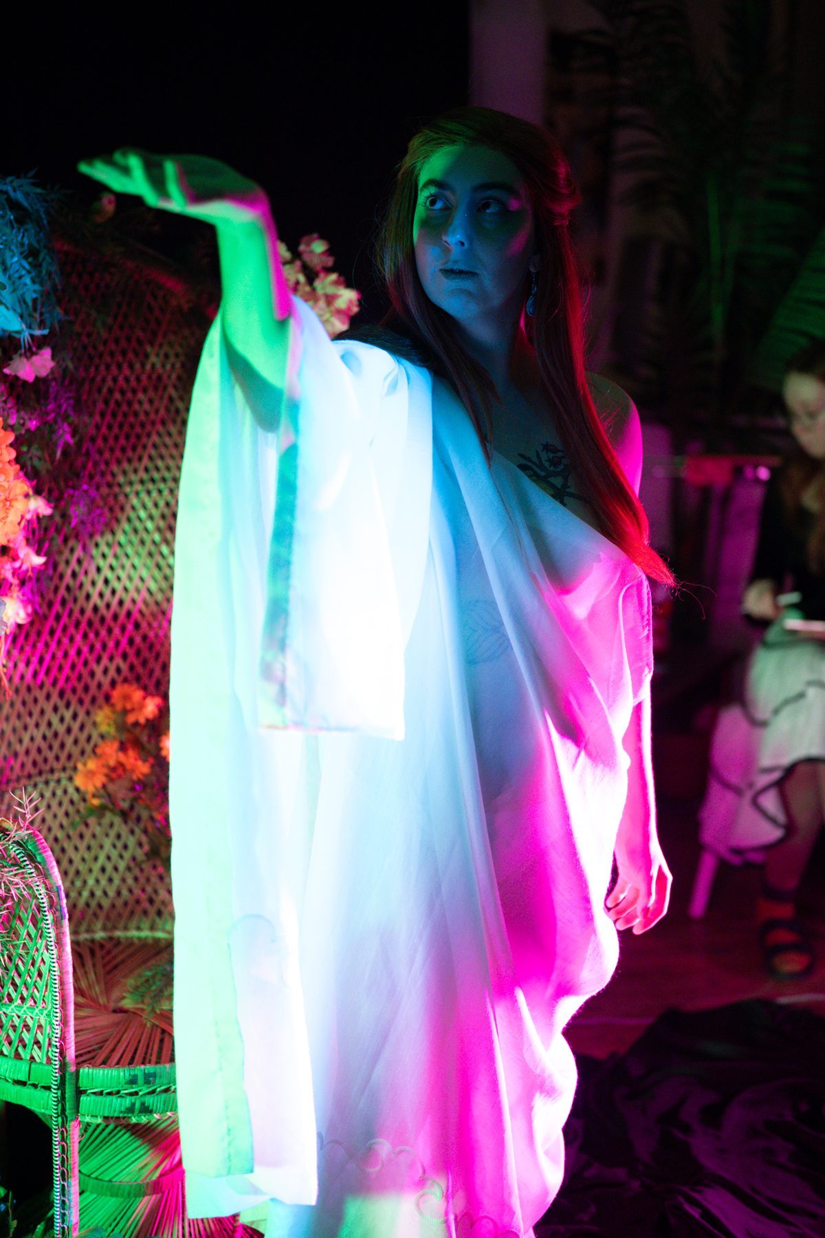 Forest Nymph event — crowd drawing