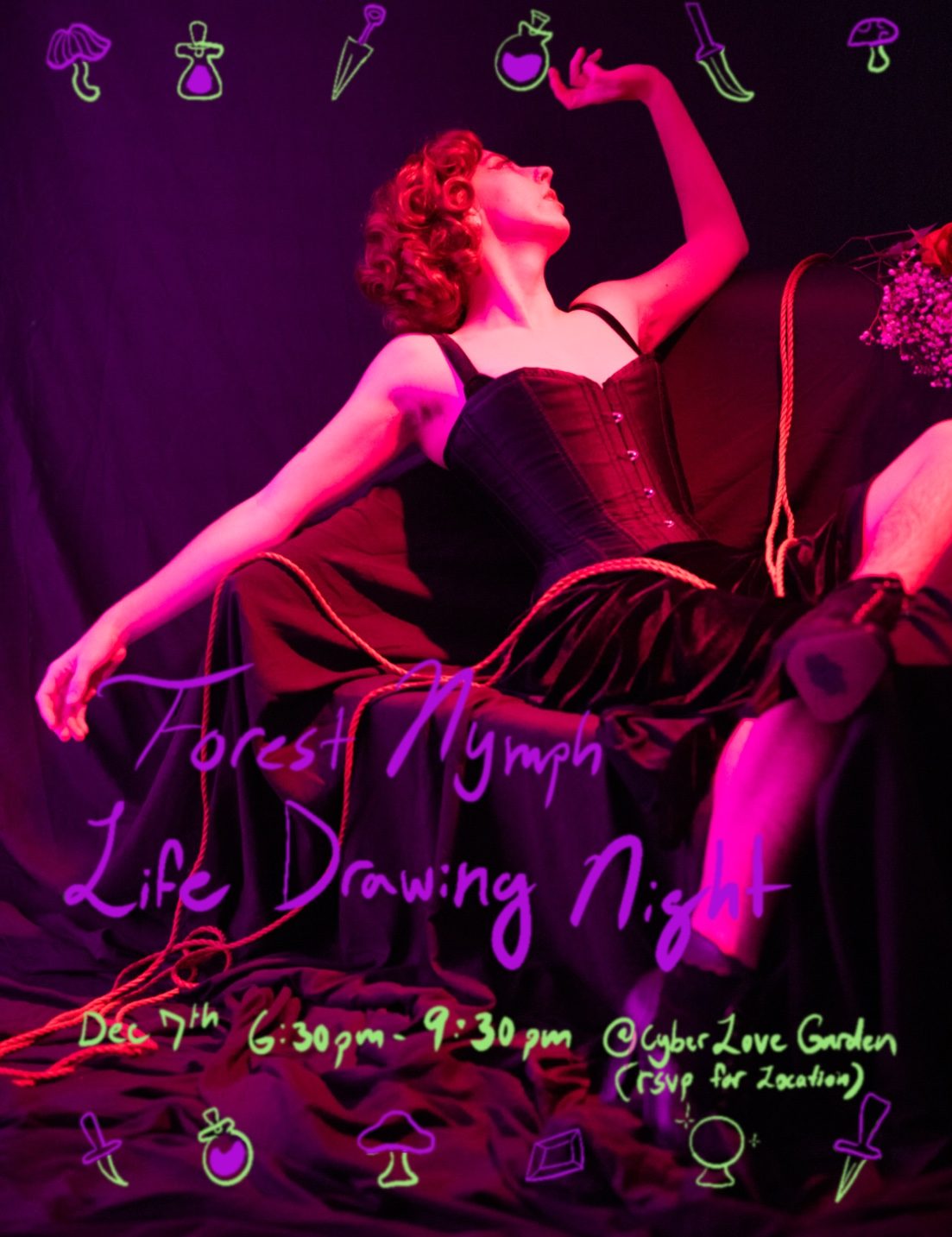 Forest Nymph event poster