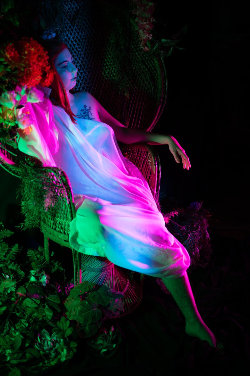 Forest Nymph — model posing