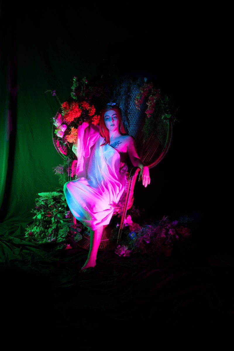Forest Nymph — model posing