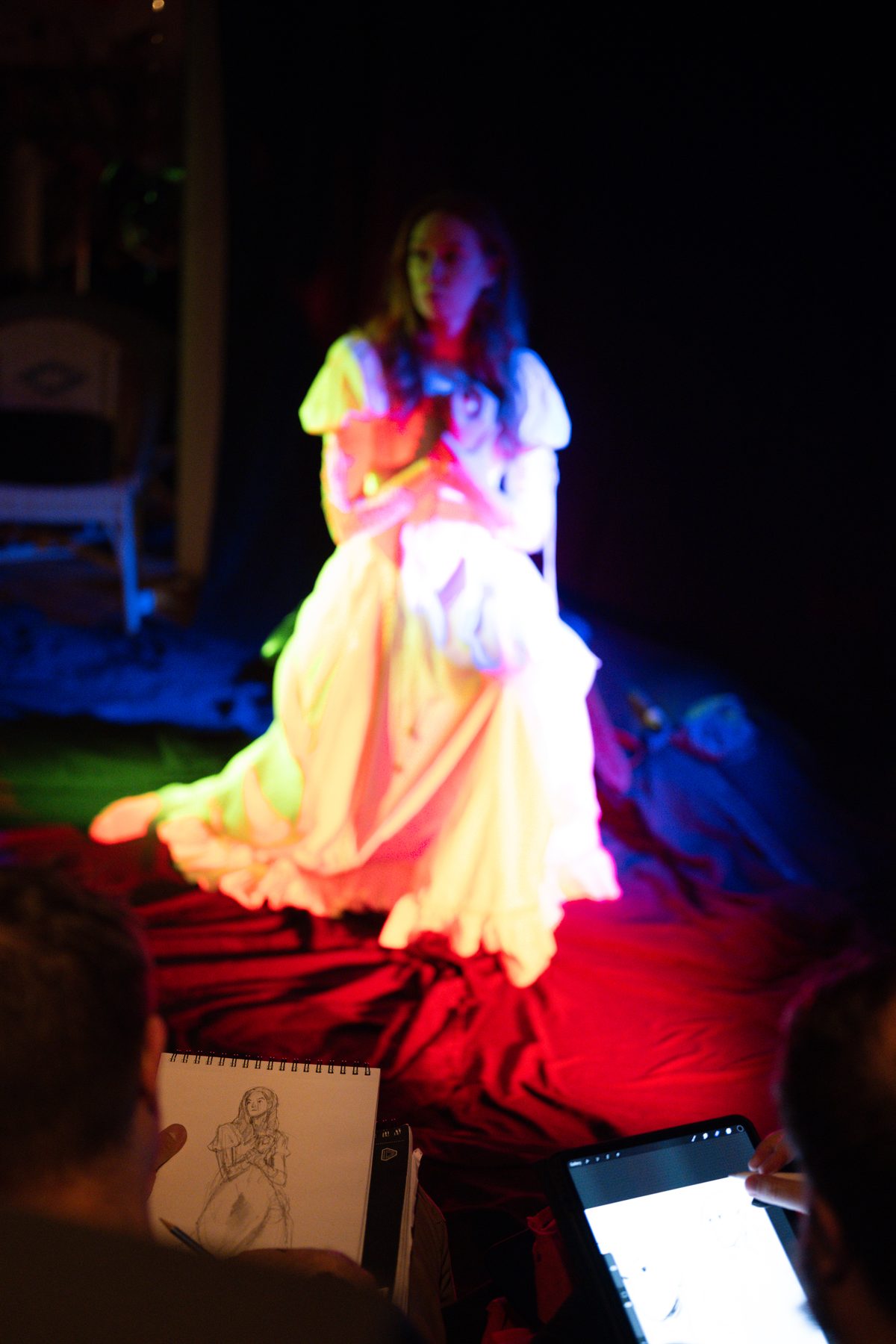 Medieval event — crowd drawing