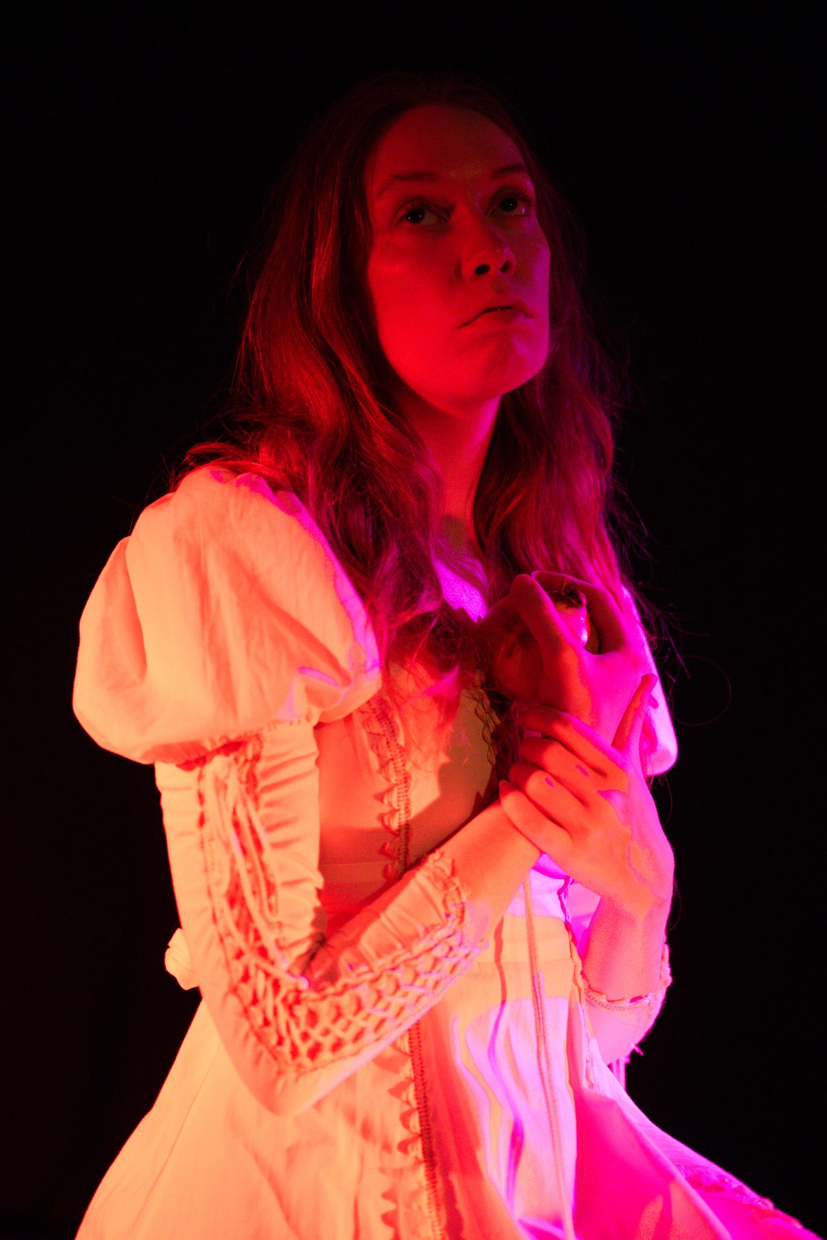 Medieval event — model posing