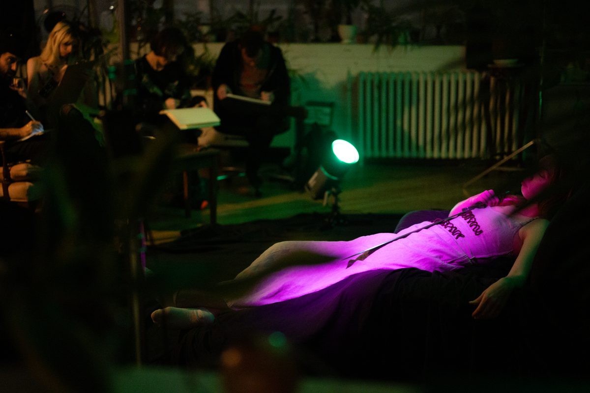 Medieval event — crowd drawing